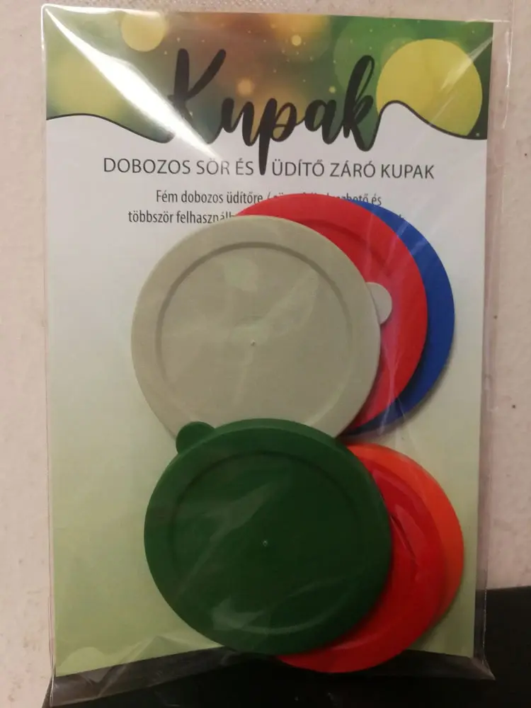 Üdítődoboz kupak